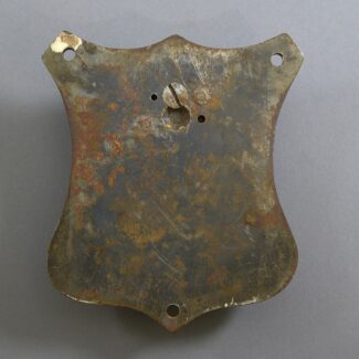 arts and crafts door knocker hammered steel (3)