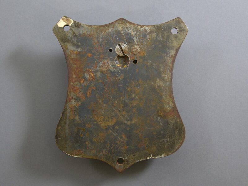 arts and crafts door knocker hammered steel (3)