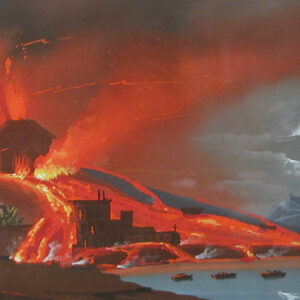 Neopolitan School Eruption of Vesuvius, 1872