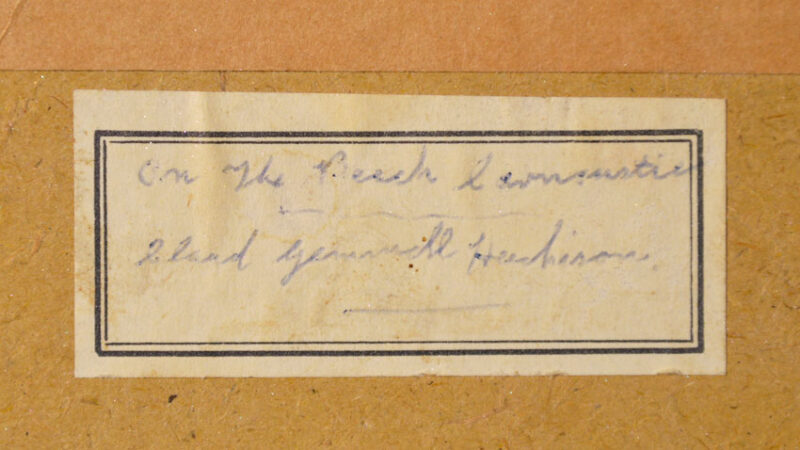 Original Label Verso Original Label Verso