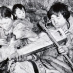 Richard Harrington silver gelatin photograph 1950 Padlei, Inuit Music