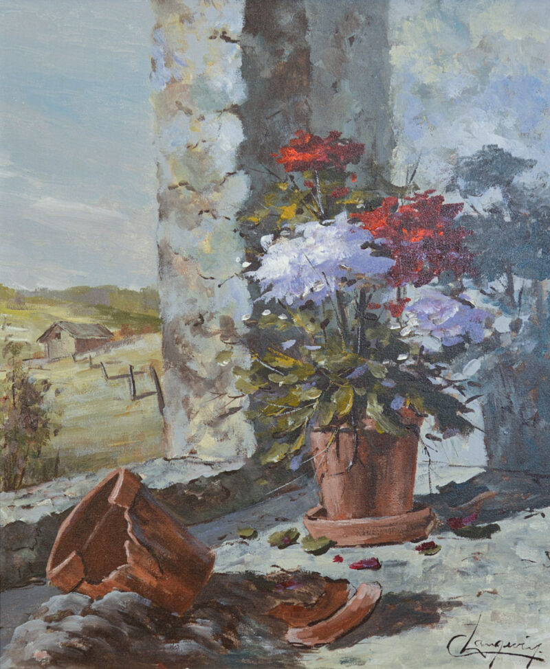 Claude Langevin oil Jardinage Gardening