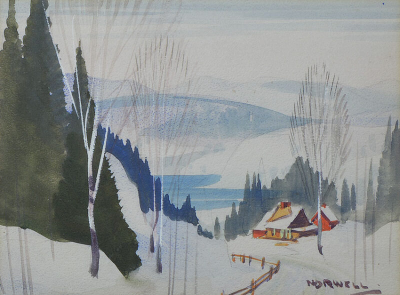 Norwell Graham Noble Laurentian Winter Landscape