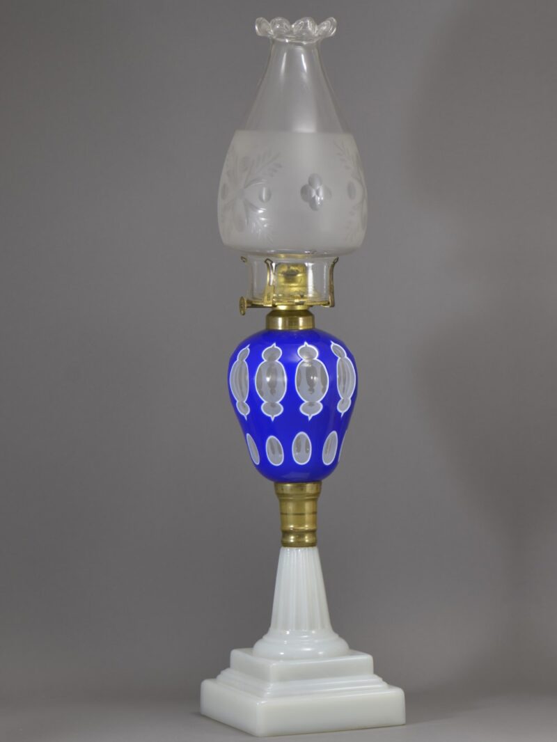 boston sandwich glass oil lamp (7) boston sandwich glass oil lamp (7)