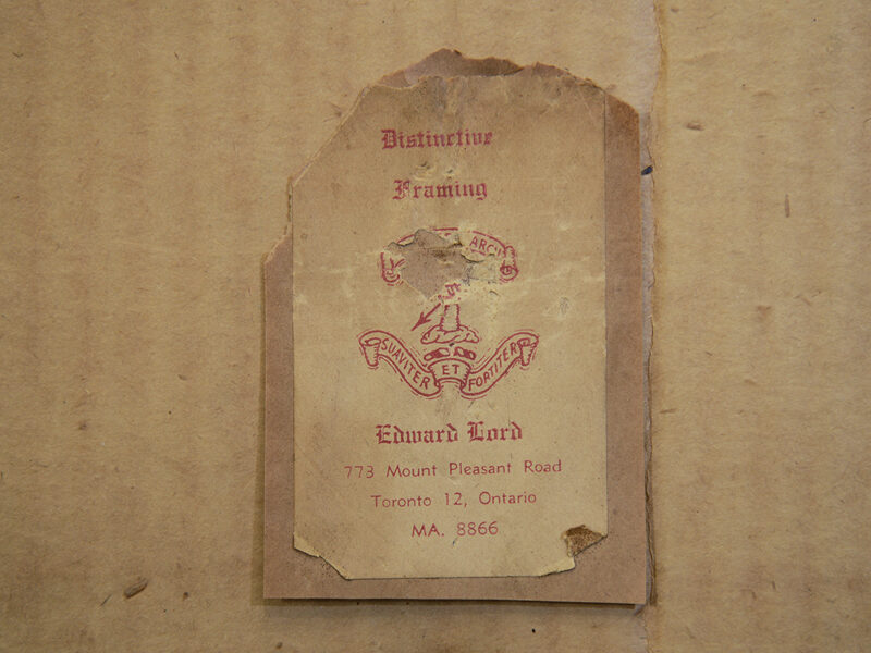 1940s telephone on frame