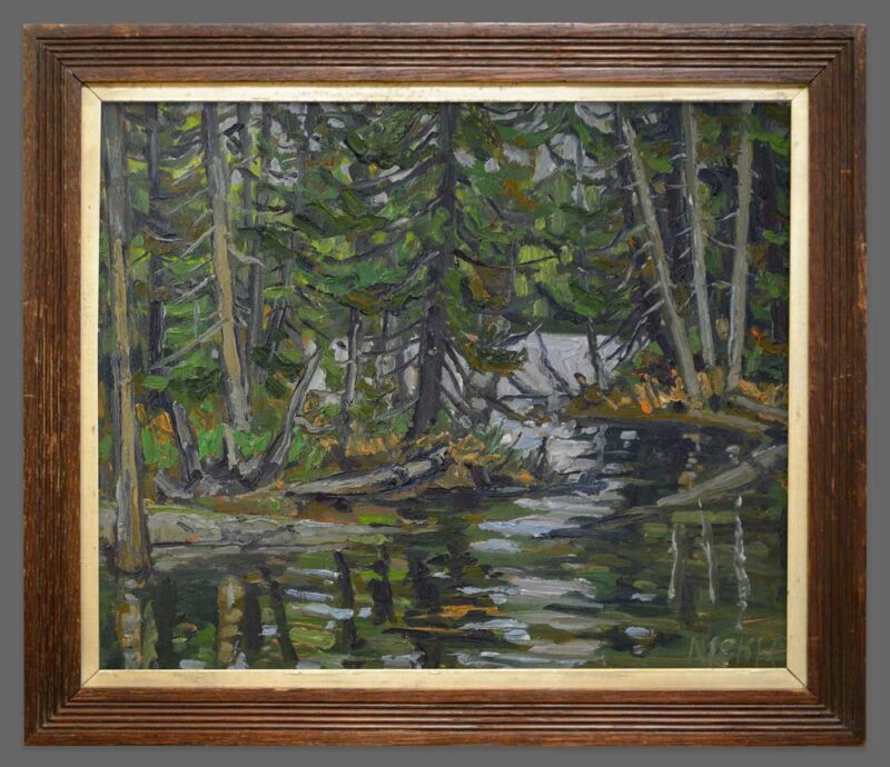 Nickle Canadian School Oil Painting