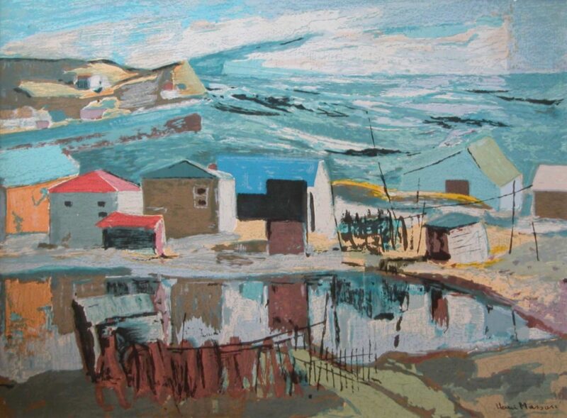 henri masson serigraph gaspe quebec (2) henri masson serigraph gaspe quebec (2)