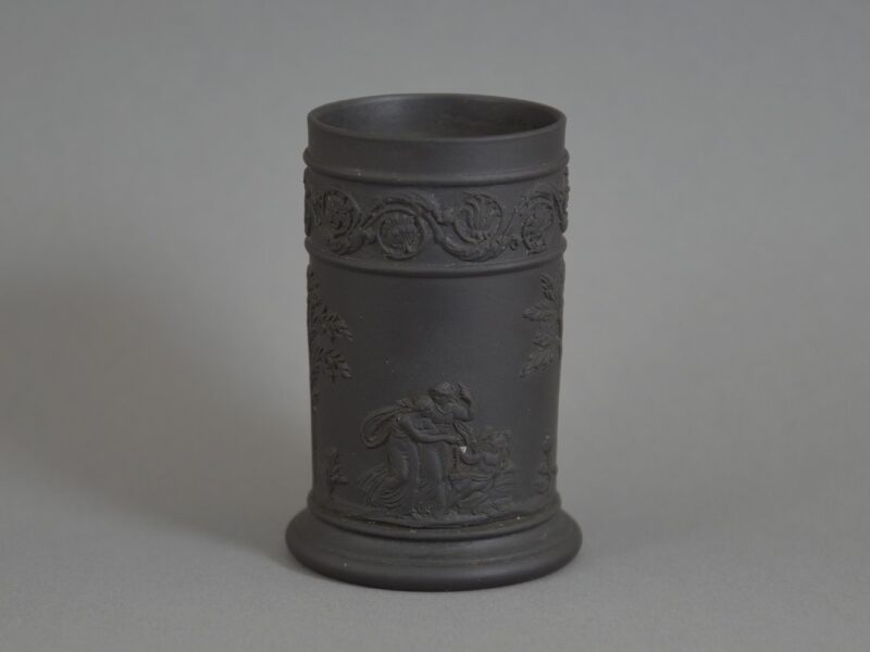wedgwood black basalt vase 5
