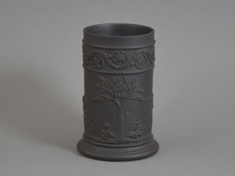 wedgwood black basalt vase 6