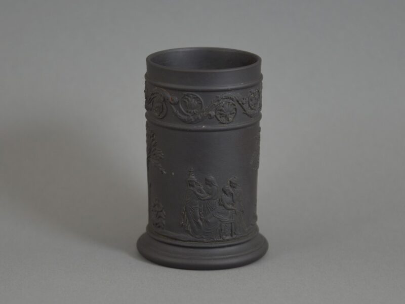 wedgwood black basalt vase 7