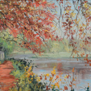Joseph Monk Impressionist Riverscape