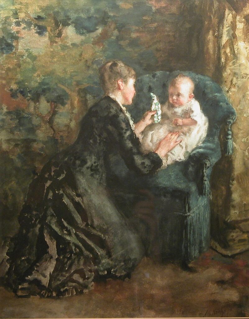 albertus neuhuys the new doll