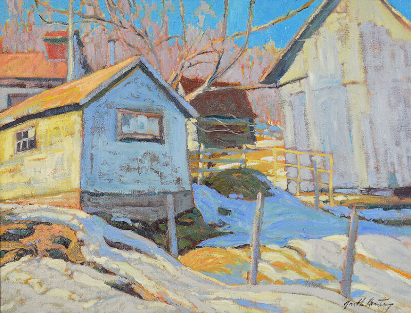 Garth Armstrong oil Canadian School