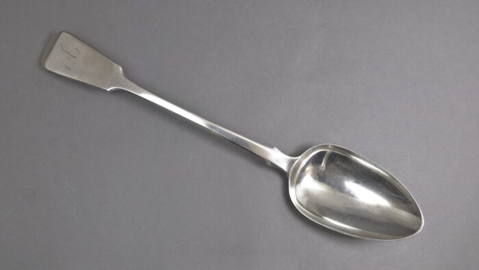 james bebe sterling silver stuffing spoon