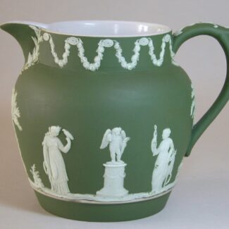 wedgwood pitcher olive green