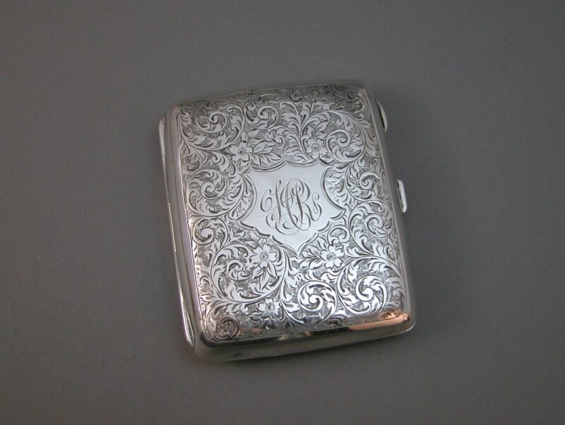 winifred green sterling cigarette case