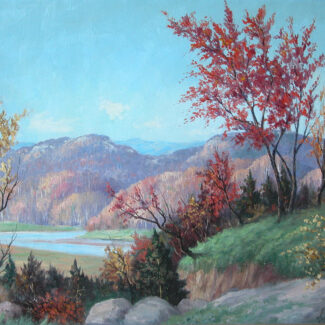 Joseph Monk oil Autumn Landscape