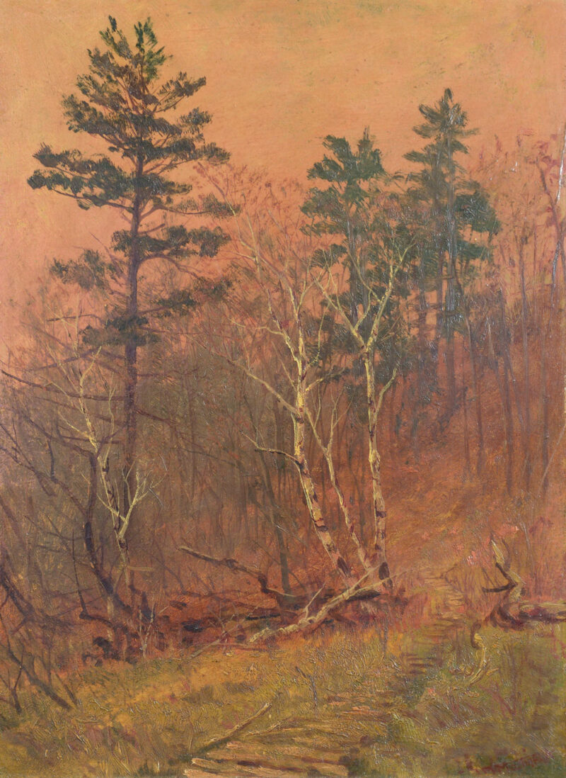 Thomas Mower Martin Oil Forest Sunset