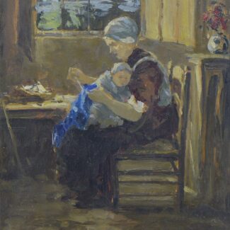 albertus neuhuys the young child slumbers (2)