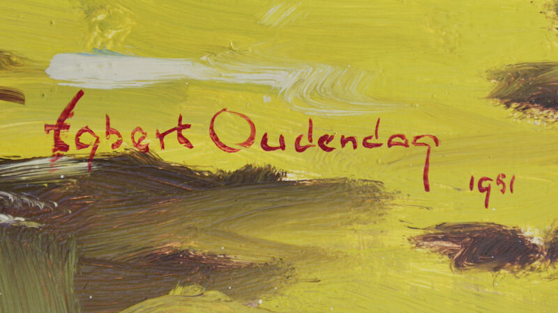 signed Egbert Oudendag signed Egbert Oudendag