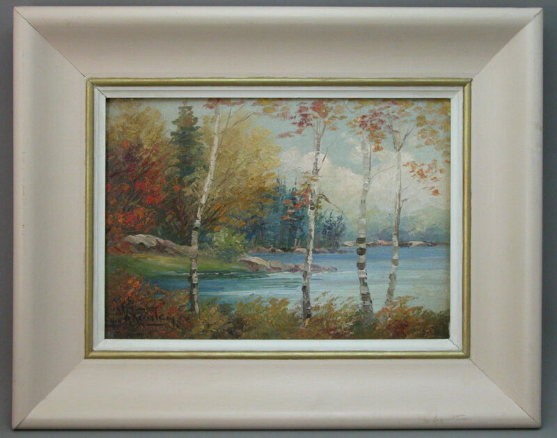 william stanley moon river muskoka oil painting (2)
