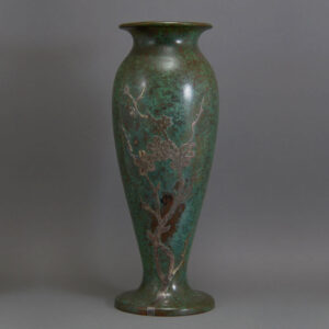 Silver Crest Prunis Blossom Vase
