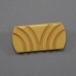 bakelite art deco butterscotch brooch