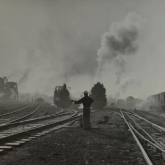 Manuel Carillo silver gelatin Railway Conductor