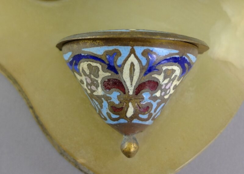 french champleve holy water plaque (2)