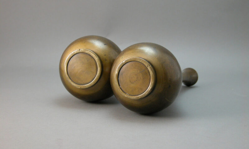 japanese theatrical meiji bronze vases (5)