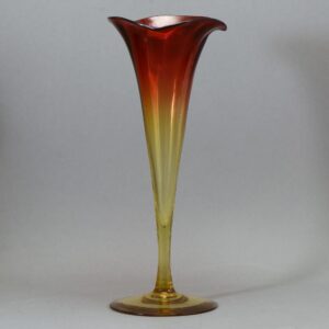 new england libbey amberina vase
