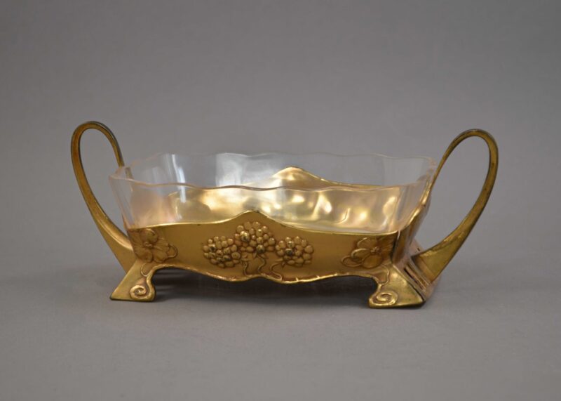 orivit flower dish gilt crystal (3)