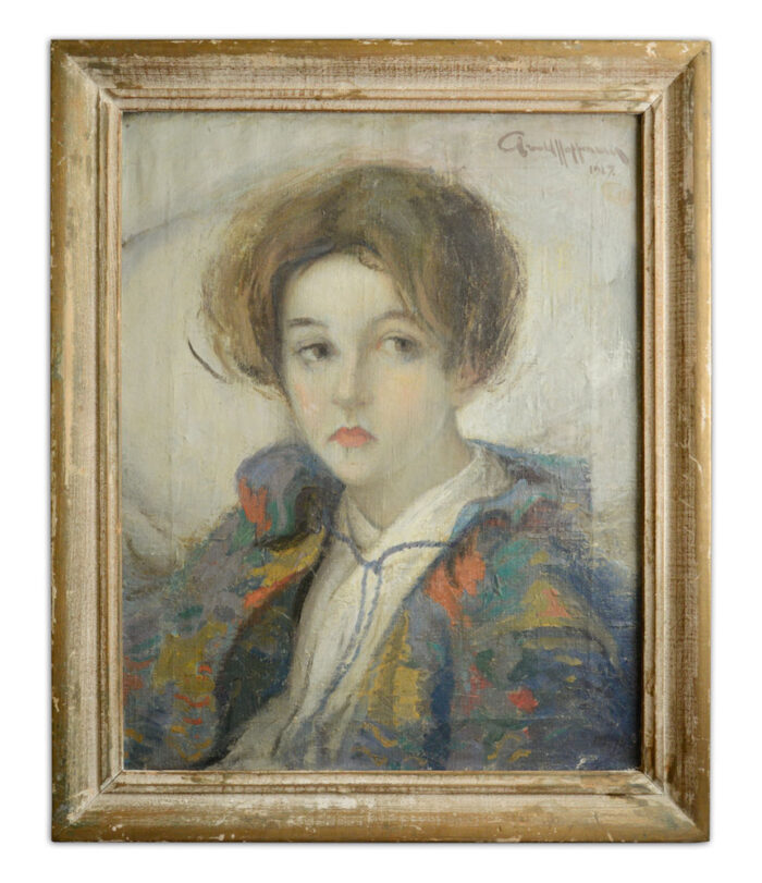 Arnold Hoffman (1866-1966) oil painting Portrait
