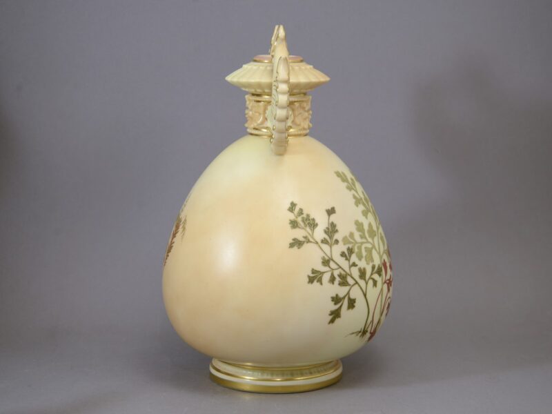 royal worcester blush ivory dolphin vase 5