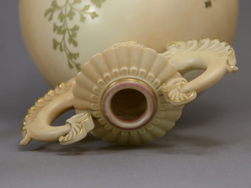 royal worcester blush ivory dolphin vase 6