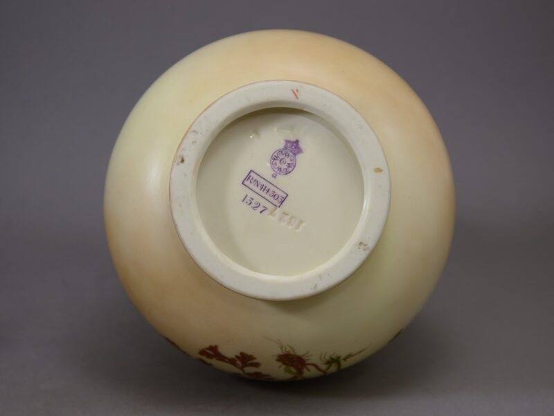 royal worcester blush ivory dolphin vase 7