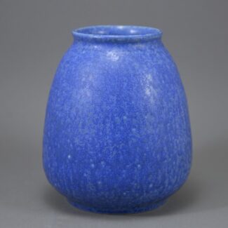 Ruskin blue micro crystalline vase