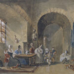 Sir George J Bell Scottish Watercolour