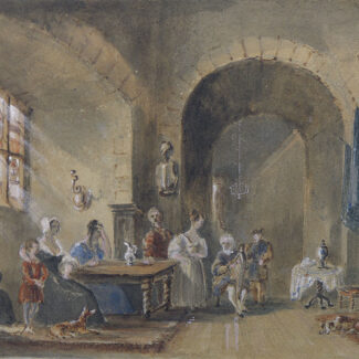 Sir George J Bell Scottish Watercolour