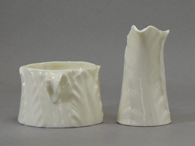 royal worcester fern white cream sugar (4)