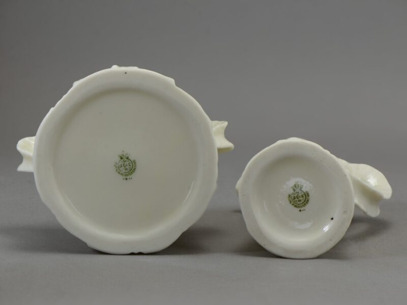 royal worcester fern white cream sugar (6)