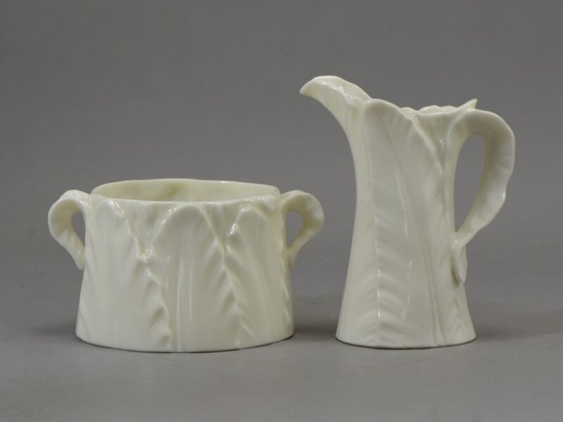 royal worcester fern white cream sugar