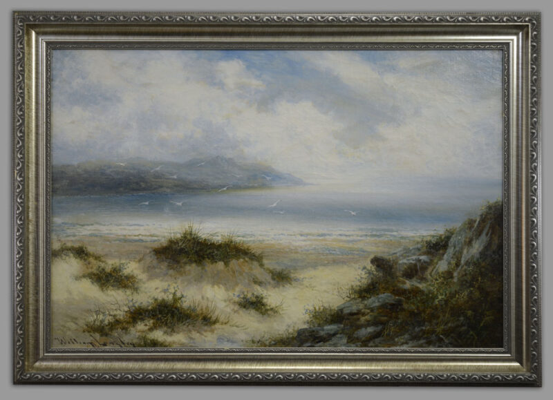 William Langley British School landscape framed William Langley British School landscape framed
