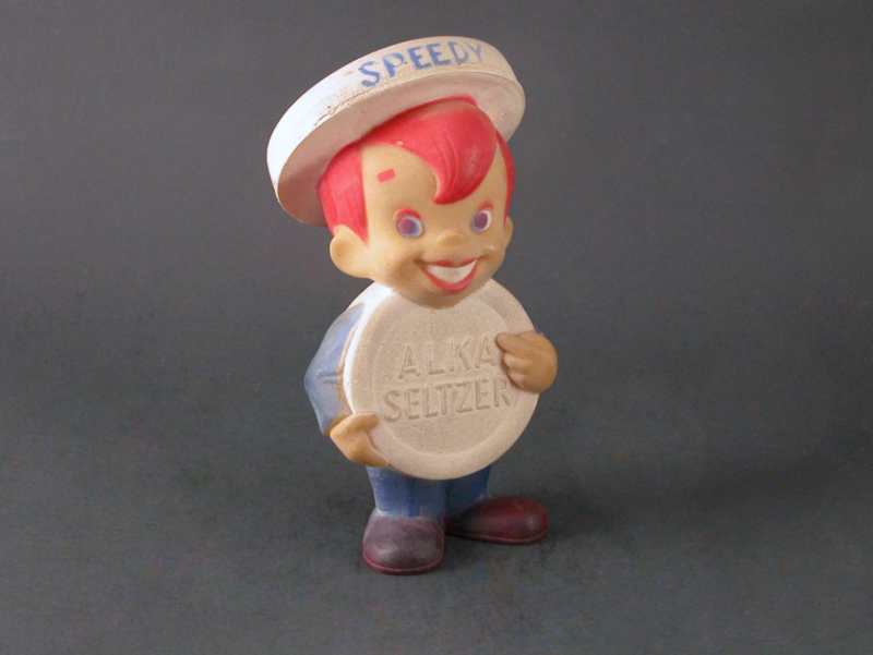 Alka-Seltzer Speedy Character Bank c. 1940s-60s
