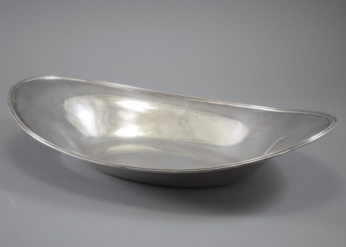mauser modernist sterling silver serving dish bread basket