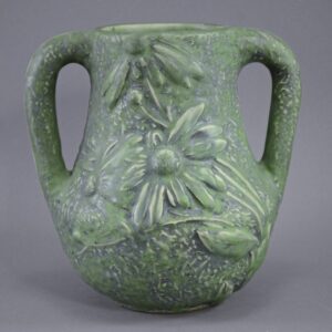 weller silvertone vase (3)
