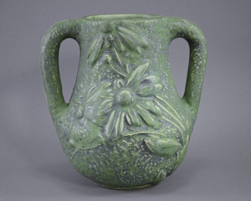 weller silvertone vase (3)