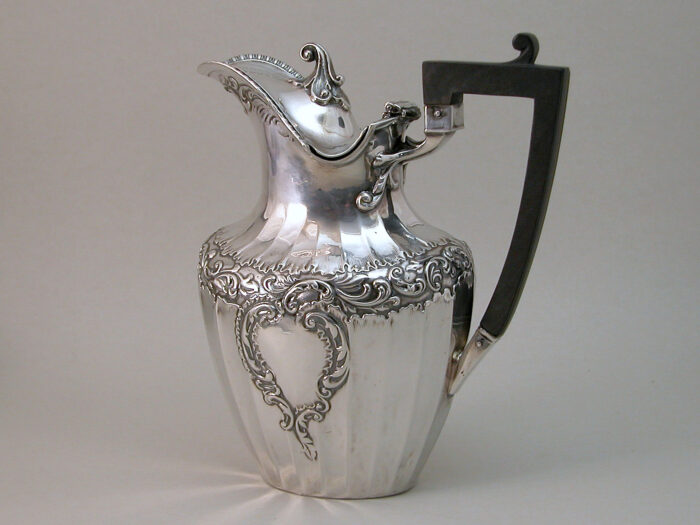 james dixon sterling silver water pitcher