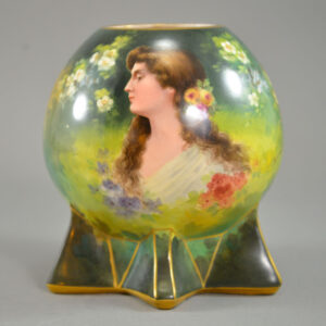 Royal Bonn Art Nouveau Portrait Vase