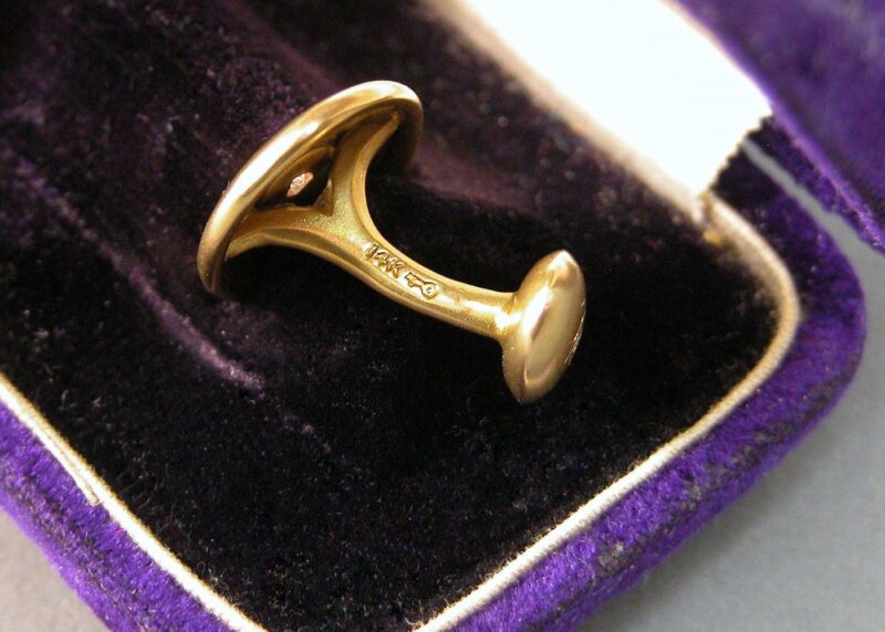 14k diamond cufflinks (3)
